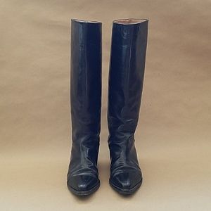 Joan and David Couture Riding Boots